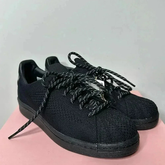 Pharrell Williams adidas Superstar Primeknit Core Black GX2482 - Picture 5 of 12